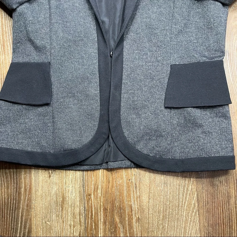 Anthropologie Cartonnier Gray Blazer Jacket Size 8 - Picture 6 of 11
